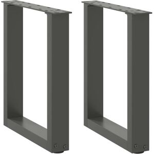 (anthracite, 38 x (42-43) cm) vidaXL Coffee Table Legs Desk Legs Furniture Legs (anthracite, 38 x (42-43) cm) vidaXL Coffee Table Legs Desk Legs Furniture Legs