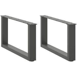 (anthracite, 60 x (30-31) cm) vidaXL Coffee Table Legs Desk Legs Furniture Legs (anthracite, 60 x (30-31) cm) vidaXL Coffee Table Legs Desk Legs Furniture Legs