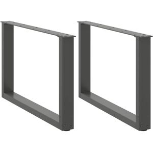 (anthracite, 70 x (42-43) cm) vidaXL Coffee Table Legs Desk Legs Furniture Legs (anthracite, 70 x (42-43) cm) vidaXL Coffee Table Legs Desk Legs Furniture Legs