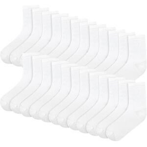 a2zkids (6-9 Years (12.5-3.5), White) Kids Unisex Pack Of 12 Ankle School Cotton Socks a2zkids (6-9 Years (12.5-3.5), White) Kids Unisex Pack Of 12 Ankle School Cotton Socks