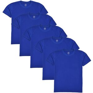 a2zkids (7-8 Years, Royal) Kids Unisex Pack Of 5 Plain PE School T Shirts a2zkids (7-8 Years, Royal) Kids Unisex Pack Of 5 Plain PE School T Shirts