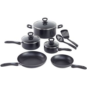 Tefal Mirro A797SA Get A Grip Aluminum Nonstick Cookware Set 10Piece Black Tefal Mirro A797SA Get A Grip Aluminum Nonstick Cookware Set 10Piece Black