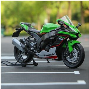 Maxpower (Green with box) 1:12 Kawasaki Ninja ZX10R Heavy Locomoti Simulation Alloy Motor Maxpower (Green with box) 1:12 Kawasaki Ninja ZX10R Heavy Locomoti Simulation Alloy Motor