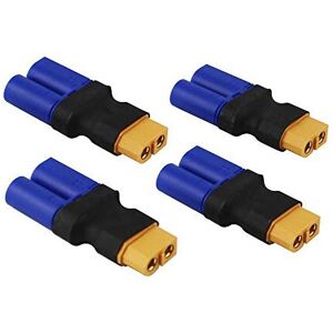 Maxpower 4pcs Female XT60 to Male EC5 Adapter, Male EC5 to Female XT60 Connector Adapter Maxpower 4pcs Female XT60 to Male EC5 Adapter, Male EC5 to Female XT60 Connector Adapter