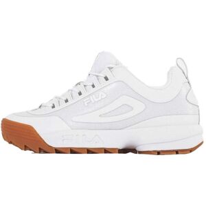 Fila Men's Disruptor II No-Sew Sneakers White/White/Gum 9 Fila Men's Disruptor II No-Sew Sneakers White/White/Gum 9