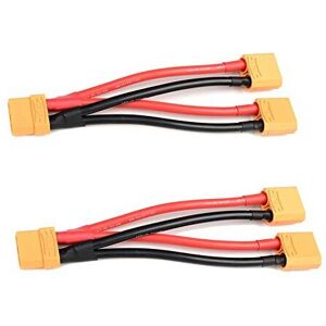 Maxpower 2-Pack XT90 Plug Parallel Battery Connector Cable 1-Female to 2-Male Parallel Ad Maxpower 2-Pack XT90 Plug Parallel Battery Connector Cable 1-Female to 2-Male Parallel Ad