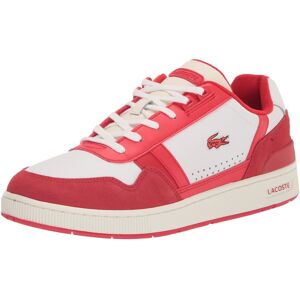 Lacoste Men's T-Clip Sneaker White/RED 9 Lacoste Men's T-Clip Sneaker White/RED 9