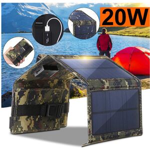 Maxpower (champagne) Small solar panels Waterproof 20W 5V Foldable USB Solar Panel Cells Maxpower (champagne) Small solar panels Waterproof 20W 5V Foldable USB Solar Panel Cells