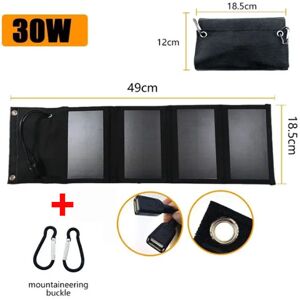 Maxpower (Black 30W) 30W Foldable Solar Panels Portable 4-fold Waterproof 5V USB Solar Ce Maxpower (Black 30W) 30W Foldable Solar Panels Portable 4-fold Waterproof 5V USB Solar Ce