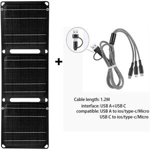 Maxpower (with cable) USB+PD solar power bank 5v/9v/12v Photovoltaic panel outdoor campin Maxpower (with cable) USB+PD solar power bank 5v/9v/12v Photovoltaic panel outdoor campin