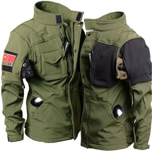 Maxpower (Green jacket, M 50-60kg) Military Fleece Warm Sets Men Shark Skin Soft Shell Ta Maxpower (Green jacket, M 50-60kg) Military Fleece Warm Sets Men Shark Skin Soft Shell Ta