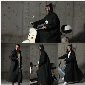 Maxpower (black, XXXL) Hooded Rain Poncho Waterproof Windbreaker Women Raincoat Men Black Maxpower (black, XXXL) Hooded Rain Poncho Waterproof Windbreaker Women Raincoat Men Black