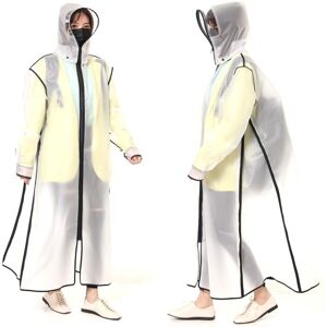 Maxpower (WHITE, XXXL) Hooded Rain Poncho Waterproof Windbreaker Women Raincoat Men Black Maxpower (WHITE, XXXL) Hooded Rain Poncho Waterproof Windbreaker Women Raincoat Men Black