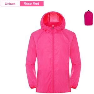 Maxpower (Unisex-Rose Red, S) Camping Rain Jacket Men Women Waterproof Sun Protection Clo Maxpower (Unisex-Rose Red, S) Camping Rain Jacket Men Women Waterproof Sun Protection Clo