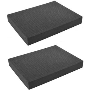 Unbranded 2PCS Pick Apart Foam for Toolbox Pre-Cutting Foam Insert High Density Shadow Foa Unbranded 2PCS Pick Apart Foam for Toolbox Pre-Cutting Foam Insert High Density Shadow Foa