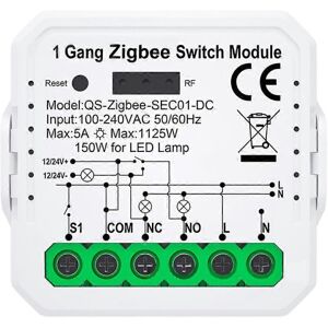 Unbranded Tuya ZigBee Smart Switch Module with Remote Control for Smart Home, Compatible w Unbranded Tuya ZigBee Smart Switch Module with Remote Control for Smart Home, Compatible w