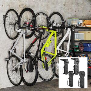 SPORTNOW 4 Pack Bike Rack, Wall Mounted Bike Hooks for Garage SPORTNOW 4 Pack Bike Rack, Wall Mounted Bike Hooks for Garage