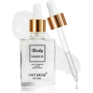 Unbranded (Silver) Body Shimmer Oil, Face Brighten Glow Highlighter Body Makeup Shine Glit Unbranded (Silver) Body Shimmer Oil, Face Brighten Glow Highlighter Body Makeup Shine Glit
