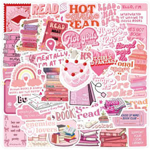 Unbranded (MULTICOLOR) 60Pcs Pink Bookish Stickers DIY Stickers Scrapbooking Phone Luggage Unbranded (MULTICOLOR) 60Pcs Pink Bookish Stickers DIY Stickers Scrapbooking Phone Luggage