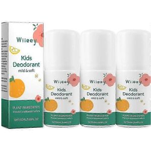 Unbranded 3pcs Fresh Natural Deodorant for Kids Teen Aluminum Free Paraben Free Deodorant Unbranded 3pcs Fresh Natural Deodorant for Kids Teen Aluminum Free Paraben Free Deodorant