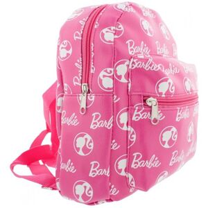 Barbie 876798 Barbie 10 in. Pink Synthetic Leather All Over Print Backpack Barbie 876798 Barbie 10 in. Pink Synthetic Leather All Over Print Backpack
