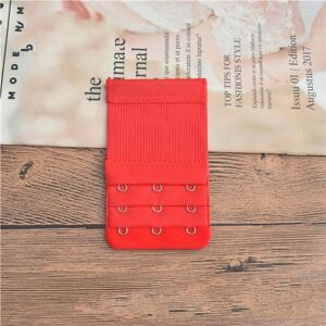 Unbranded (red, 1PC) 3 Row Bra Extender 3 Hook Bra Clasp Strap Extension Soft Bra Strap Ex Unbranded (red, 1PC) 3 Row Bra Extender 3 Hook Bra Clasp Strap Extension Soft Bra Strap Ex