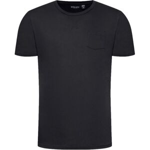 (JET BLACK, Large) Brave Soul Arkham Crew Neck T-Shirt with Chest Pocket (JET BLACK, Large) Brave Soul Arkham Crew Neck T-Shirt with Chest Pocket