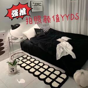 Unbranded (Chocolate, 60X90cm 23.6X35.4in) Windmill bedside blanket, household long strip Unbranded (Chocolate, 60X90cm 23.6X35.4in) Windmill bedside blanket, household long strip