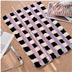 Unbranded (Grid A, 120X180cm47.2X70.8in) Chessboard imitation cashmere household bathroom Unbranded (Grid A, 120X180cm47.2X70.8in) Chessboard imitation cashmere household bathroom