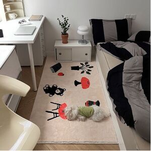 Unbranded (White pattern, 40X60cm 15.7X23.6in) Fun and funny bedroom bedside blanket house Unbranded (White pattern, 40X60cm 15.7X23.6in) Fun and funny bedroom bedside blanket house