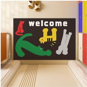 Unbranded (F-6, 80X120cm 31.5X47.3in) Home floor mat silk ring non-slip and dirt-resistant Unbranded (F-6, 80X120cm 31.5X47.3in) Home floor mat silk ring non-slip and dirt-resistant