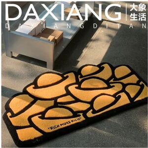 Unbranded (Trend ingot, 100X150cm 39.3X59in) Irregular Trendy Yuanbao Living Room Tea Tabl Unbranded (Trend ingot, 100X150cm 39.3X59in) Irregular Trendy Yuanbao Living Room Tea Tabl