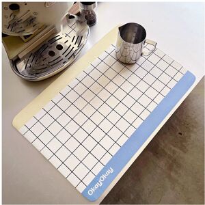 Unbranded (lemon, 40X60cm 15.7X23.6in) Kitchen Countertop Drain Mat Diatom Mud Sink Poolsi Unbranded (lemon, 40X60cm 15.7X23.6in) Kitchen Countertop Drain Mat Diatom Mud Sink Poolsi