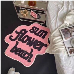 Unbranded (Flowers - White, 50X80cm 19.7X31.5in) imitationcashmere personality new floor m Unbranded (Flowers - White, 50X80cm 19.7X31.5in) imitationcashmere personality new floor m