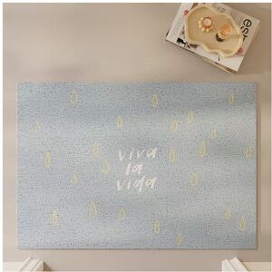 Unbranded (smog, 50X80cm 19.7X31.5in ) Raindrop dopamine silk ring home floor mat advanced Unbranded (smog, 50X80cm 19.7X31.5in ) Raindrop dopamine silk ring home floor mat advanced