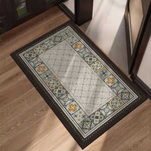 Unbranded (Burgundy, 60X90cm 23.6X35.4in) silk ring floor mat, bathroom waterproof hollow Unbranded (Burgundy, 60X90cm 23.6X35.4in) silk ring floor mat, bathroom waterproof hollow