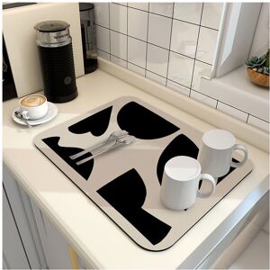 Unbranded (A-3, 60X90cm 23.6X35.4in) Diatom mud kitchen drain mat countertop absorbent tab Unbranded (A-3, 60X90cm 23.6X35.4in) Diatom mud kitchen drain mat countertop absorbent tab