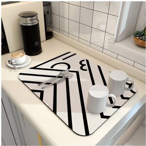 Unbranded (A-7, 60X90cm 23.6X35.4in) Diatom mud kitchen drain mat countertop absorbent tab Unbranded (A-7, 60X90cm 23.6X35.4in) Diatom mud kitchen drain mat countertop absorbent tab