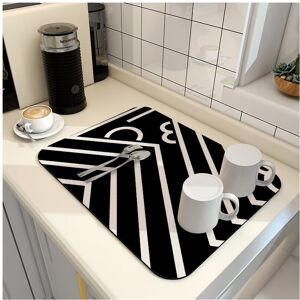 Unbranded (A-8, 60X90cm 23.6X35.4in) Diatom mud kitchen drain mat countertop absorbent tab Unbranded (A-8, 60X90cm 23.6X35.4in) Diatom mud kitchen drain mat countertop absorbent tab