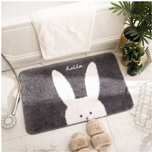 Unbranded (Rabbit ash, 120X180cm47.2X70.8in) New cartoon cute pet bathroom door floor mat Unbranded (Rabbit ash, 120X180cm47.2X70.8in) New cartoon cute pet bathroom door floor mat
