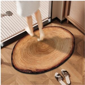 Unbranded (Annual ring B, 80x120cm31.5x47.2in) bathroom door absorbent foot pad quick dryi Unbranded (Annual ring B, 80x120cm31.5x47.2in) bathroom door absorbent foot pad quick dryi