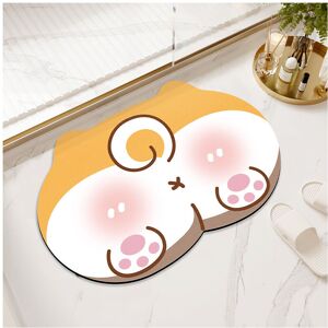 Unbranded (Corgi ass, 80x120cm31.5x47.2in) Diatom mud absorbent pad cartoon pig pad quick- Unbranded (Corgi ass, 80x120cm31.5x47.2in) Diatom mud absorbent pad cartoon pig pad quick-