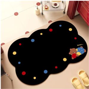 Unbranded (Lace 1, 60x90cm23.6x35.4in) Simple and cute lace soft diatom mud bathroom floor Unbranded (Lace 1, 60x90cm23.6x35.4in) Simple and cute lace soft diatom mud bathroom floor