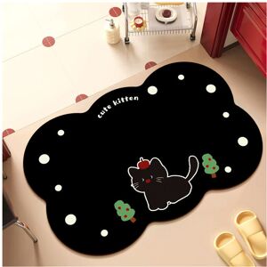 Unbranded (Lace 2, 50x80cm19.7x31.5in) Simple and cute lace soft diatom mud bathroom floor Unbranded (Lace 2, 50x80cm19.7x31.5in) Simple and cute lace soft diatom mud bathroom floor