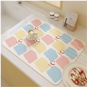 Unbranded (Laurel, 40X60cm 15.7X23.6in) Cream style kitchen drain mat, diatomaceous earth Unbranded (Laurel, 40X60cm 15.7X23.6in) Cream style kitchen drain mat, diatomaceous earth