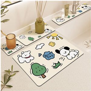 Unbranded (Doodle dog, 60X90cm 23.6X35.4in) Diatom mud drain pad, kitchen countertop absor Unbranded (Doodle dog, 60X90cm 23.6X35.4in) Diatom mud drain pad, kitchen countertop absor