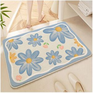 Unbranded (Little blue flower, 120x180cm47.2x70.8in) Imitation cashmere cute bathroom bath Unbranded (Little blue flower, 120x180cm47.2x70.8in) Imitation cashmere cute bathroom bath