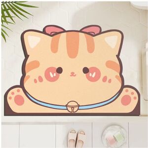 Unbranded (Bow piggy, 80x120cm31.5x47.2in) Bathroom diatom mud cushion cartoon absorbent f Unbranded (Bow piggy, 80x120cm31.5x47.2in) Bathroom diatom mud cushion cartoon absorbent f