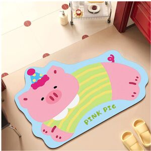 Unbranded (piggy, 60x90cm23.6x35.4in) Cartoon cute little animal soft diatom mud bathroom Unbranded (piggy, 60x90cm23.6x35.4in) Cartoon cute little animal soft diatom mud bathroom
