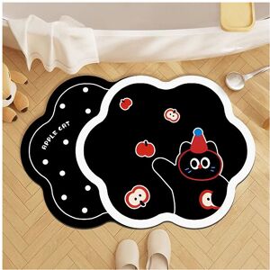 Unbranded (Apple Diandian, 80x120cm31.5x47.2in) Cartoon lace soft diatom mud bathroom floo Unbranded (Apple Diandian, 80x120cm31.5x47.2in) Cartoon lace soft diatom mud bathroom floo